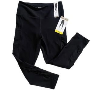 Mondetta workout legging, black, size S, with mesh detailing NWT